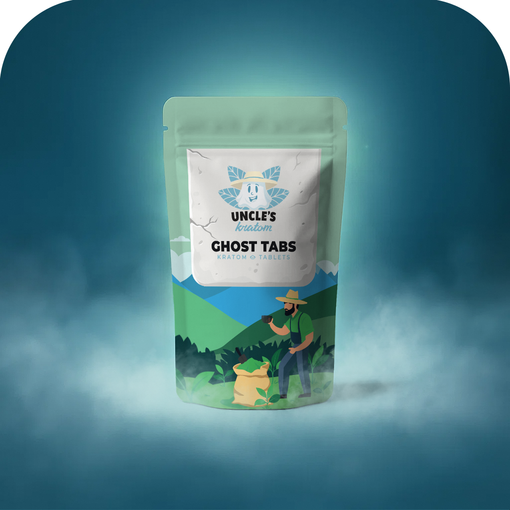 Ghost "White" Kratom - Lisované tablety